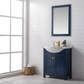 Design Element Marian 30" Single Sink Vanity - Blue S05-30-BLU
