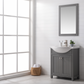 Design Element Marian 30" Single Sink Vanity - Gray S05-30-GY