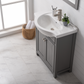Design Element Marian 30" Single Sink Vanity - Gray S05-30-GY