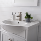 Design Element Marian 30" Single Sink Vanity - White S05-30-WT
