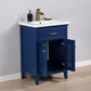 Design Element Cameron 24" Single Sink Vanity - Blue S09-24-BLU