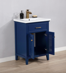 Design Element Cameron 24" Single Sink Vanity - Blue S09-24-BLU