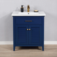 Design Element Cameron 30" Single Sink Vanity - Blue S09-30-BLU
