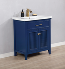 Design Element Cameron 30" Single Sink Vanity - Blue S09-30-BLU