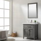 Design Element Cameron 30" Single Sink Vanity - Gray S09-30-GY