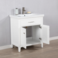 Design Element Cameron 30" Single Sink Vanity In White S09-30-WT