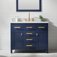 Design Element Valentino 42" Single Sink Vanity - Blue V01-42-BLU