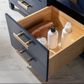 Design Element Valentino 72" Double Sink Vanity In Blue V01-72-BLU