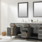 Design Element Valentino 84" Double Sink Vanity - Gray V01-84-GY