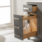Design Element Valentino 84" Double Sink Vanity - Gray V01-84-GY