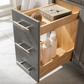 Design Element Valentino 84" Double Sink Vanity - Gray V01-84-GY