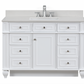 Design Element Winston 48" Single Vanity - White WN-48-W