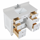 Design Element Winston 48" Single Vanity - White WN-48-W