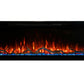 Modern Flames Allwood Fireplace Media Wall in Coastal Sand | 60'' Spectrum Electric Fireplace