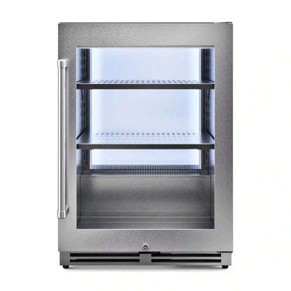 Thor Kitchen 24-Inch Undercounter Beverage Cooler in Stainless Steel TBR24U
