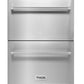 Thor Kitchen 2-Piece Appliance Package - 24-Inch Double Drawer Refrigerator and Freezer Drawer in Stainless Steel