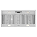 Thor Kitchen XLH48 48 Inch Liner Range Hood Bottom View with Baffle Filters