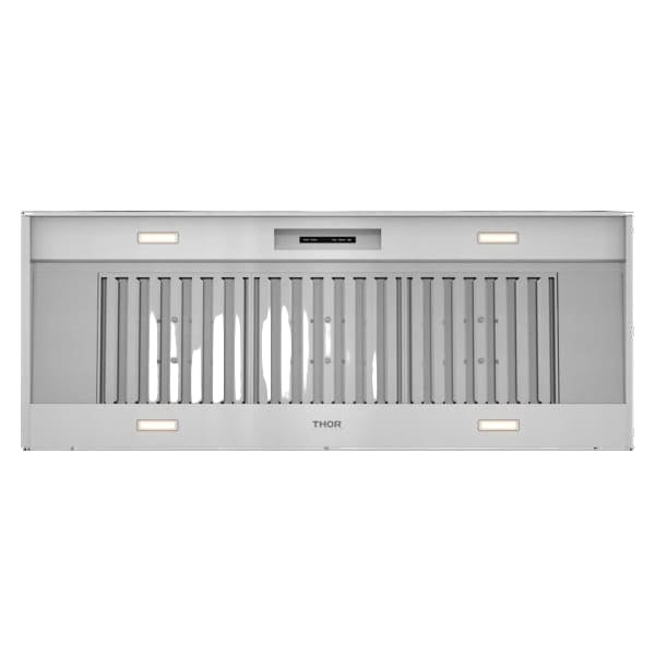Thor Kitchen XLH60 60 Inch Liner Range Hood Bottom View with Baffle Filters