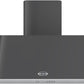 ILVE 40" Majestic Wall Mount Range Hood with 600 CFM Blower Anti-grease Filter 2 Warming Lights Filter Light Indicator Auto-off Function and 4 Fan Speeds UAM100
