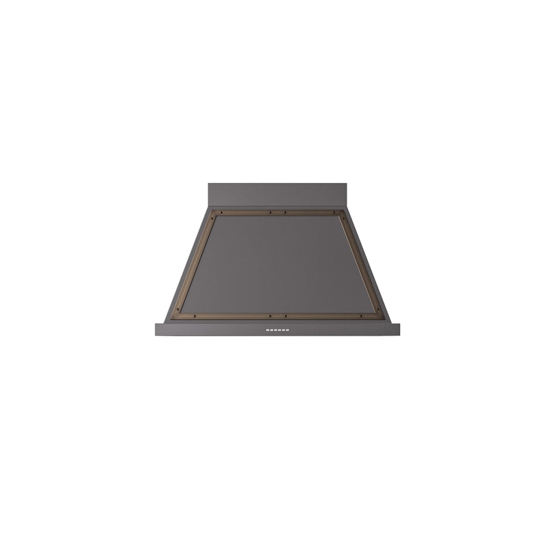 ILVE 40" Nostalgie style wall-mounted extractor Range hood in steel or painted steel with frames - UANB40