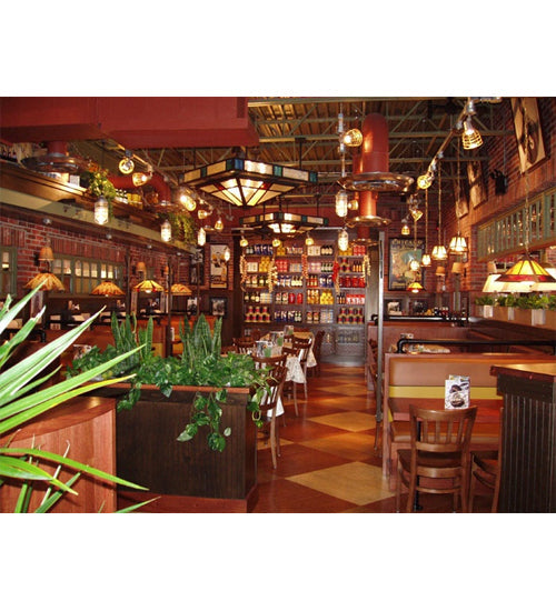 Meyda 17"Sq NUEVO Mission Pendant 19031