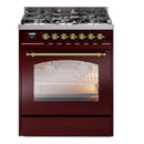 ILVE 30" Nostalgie II Single Oven Dual Fuel Range UP30NMP