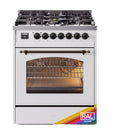 ILVE 30" Nostalgie II Single Oven Dual Fuel Range UP30NMP