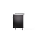 ILVE Professional Plus II 48" Dual Fuel Range with 5 Sealed Burners Griddle French Top Triple Glass Door - UP48FSWMP