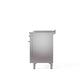 ILVE Professional Plus II 48" Dual Fuel Range with 5 Sealed Burners Griddle French Top Triple Glass Door - UP48FSWMP