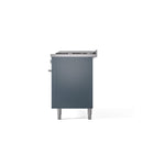 ILVE Professional Plus 60" Dual Fuel Range with 9 Sealed Burners w/Griddle Triple Glass Door - UP60FWMP
