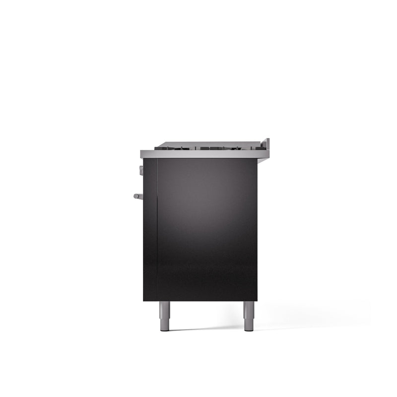 ILVE Professional Plus 60" Dual Fuel Range with 9 Sealed Burners w/Griddle Triple Glass Door - UP60FWMP