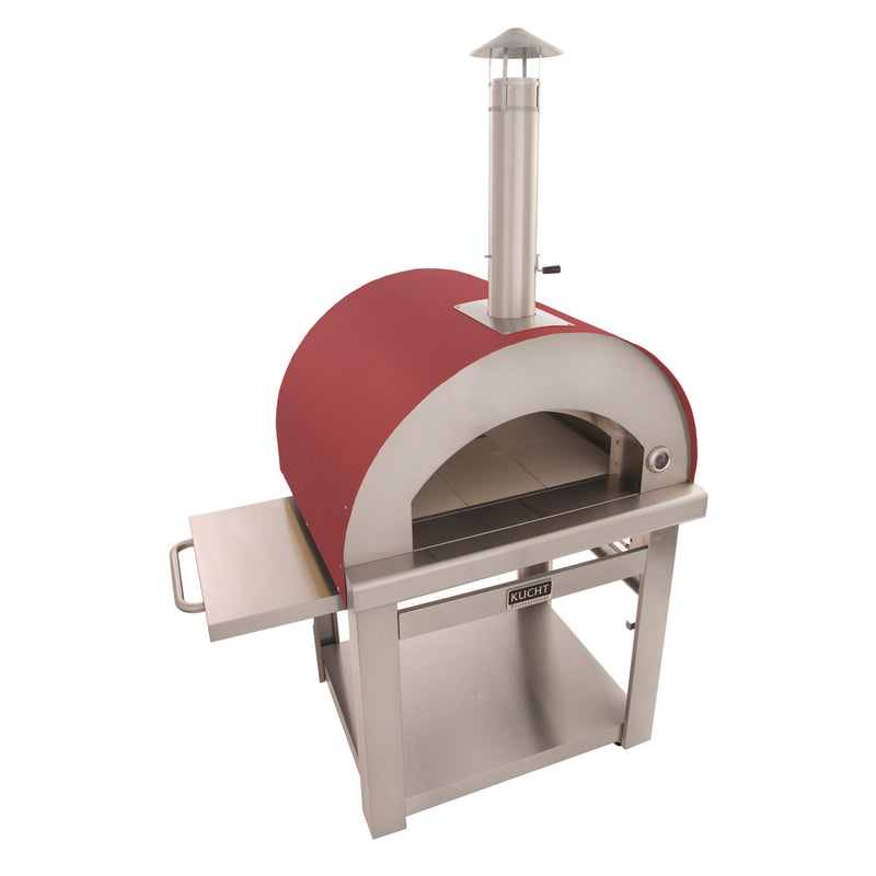 Kucht Outdoor Wood Fire Pizza Oven in Red VENICE-R