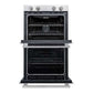 FORNO Vomero 30" 10 cu. ft. Built-In Double Electric Wall Oven in Stainless Steel, FBOEL1324-30