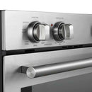 FORNO Vomero 30" 10 cu. ft. Built-In Double Electric Wall Oven in Stainless Steel, FBOEL1324-30