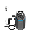 FORNO Acqua BrightDiamond 3/4HP Super Quiet Garbage Disposal Corded with Motion Sensor Cabinet Light & Pre-Wired Air Switch