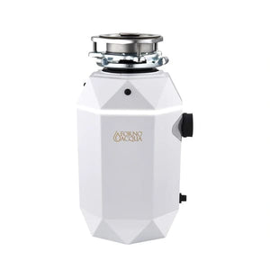 FORNO Acqua BrightDiamond 1HP Super Quiet Garbage Disposal Corded with Motion Sensor Cabinet Light & Pre-Wired Air Switch