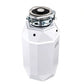 FORNO Acqua BrightDiamond 3/4HP Super Quiet Garbage Disposal Corded with Motion Sensor Cabinet Light & Pre-Wired Air Switch