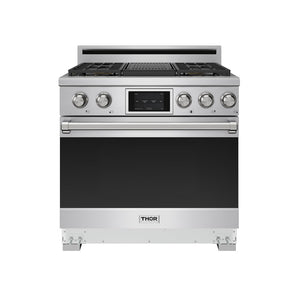 Thor Kitchen X Series 36-inch Professional Freestanding Dual Fuel Liquid Propane