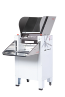 AMPTO Dough Breaker / Sheeter 33 lbs capacity. Floor model. 115 rpm. 2 Motors, 1 per roll. 20'' roll width. 1.5 HP each motor