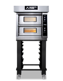 AMPTO iDeck Digital Control Electric Pizza Oven 61x66x14 cm chamber. 2 Deck