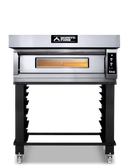 AMPTO iDeck electronic Control Electric Pizza Oven 41"W x 41"D chamber. 1 Deck
