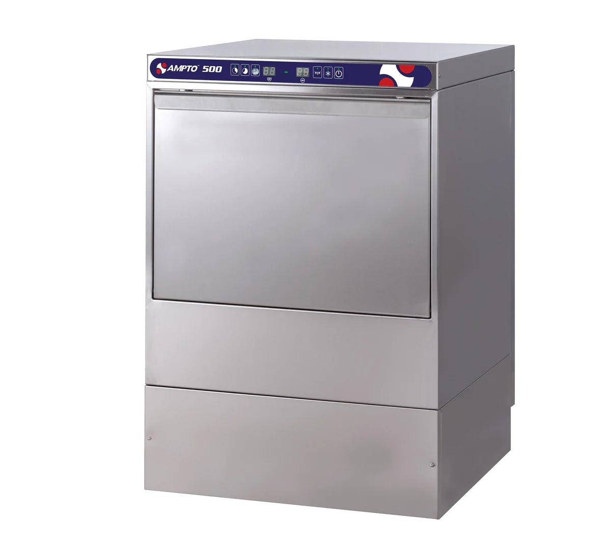 AMPTO Undercounter Dishwasher, door type, front loading, 23-5/8"W, (20/30 or 60) racks/hour capacity, high temp