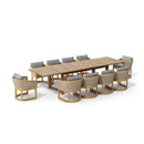 Anderson Teak 11-pc Catania Dining Set - SET-337