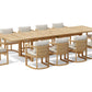 Anderson Teak 11-pc Junus Extension Outdoor Dining Set - SET-224