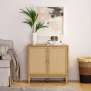 Anderson Teak Bodrum 31" Tall 2 Door Accent Cabinet - SB-3315