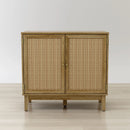 Anderson Teak Bodrum 31" Tall 2 Door Accent Cabinet - SB-3315