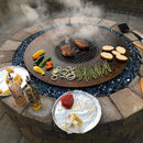 Arteflame Classic 40" Black Label - Fire Bowl With Cooktop