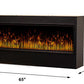 Dimplex Opti-Myst Pro 1500 Built-in 60" Water Vapor Electric Fireplace Firebox