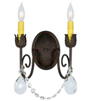 Meyda 10" Wide Antonia 2 Light Wall Sconce- 141644