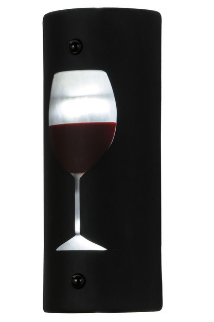 Meyda 5"W Metro Fusion Vino Up and Downlight LED Wall Sconce - 146267